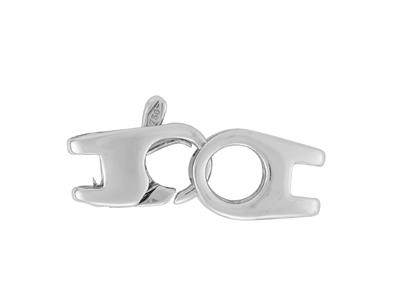Doppelter Handschellenverschluss 24x 8 Mm, 18k Weißgold. Ref. 17168 G M - Standard Bild - 1