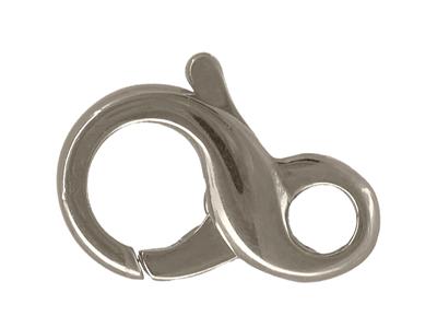 Handschellenverschluss In Acht 9,80mm, 18k Graugold Pd. Ref. 17067