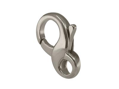 Handschellenverschluss In Acht 15,70 Mm, 18k Palladium-weißgold. Ref. 17068 - Standard Bild - 2
