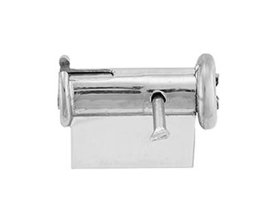 Broschensystem Mit Pumpenhaken 8 Mm, 18k Graugold Pd 12,5. Ref. 07211-3 - Standard Bild - 1