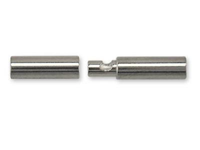 Verschluss Bajonett Innendurchmesser Eur 2,10 Mm, 18k Weissgold Pd 12,5. Ref. 17160