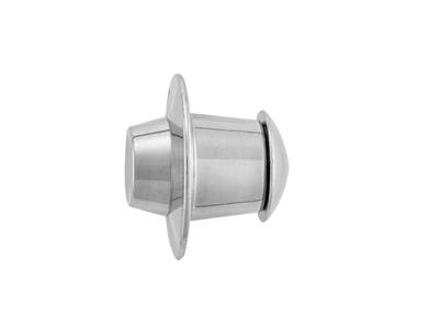 Spitzenschutz Mit Kragen, Graugold 18k Pd 10. Ref 07118-bis - Standard Bild - 1