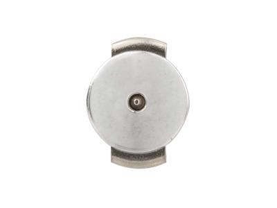 Guardian Confort System Kleines Modell, 18k Weißgold Pd 9. Ref. 8000 Pm, Das Paar - Standard Bild - 3