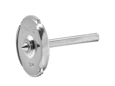 Altor Verschlusssystem Für Ohrringe, 6 Mm, 18k Palladium Graugold Pd13.ref. Alt02, Pro Stück