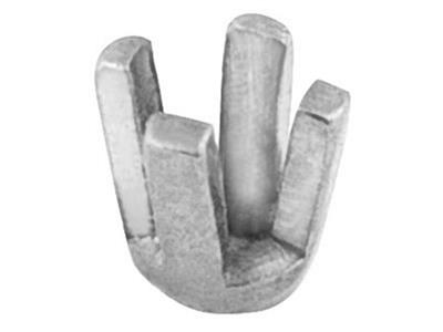 Fassung 4 Krallen Für Runden Stein 2 Mm, 18k Weigold Pd 12,5. Ref. 01291
