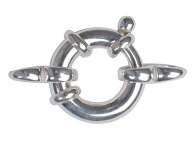 Mariner-verschluss Mit Doppelringverschluss 17mm, Silber 925. Ref. 27088