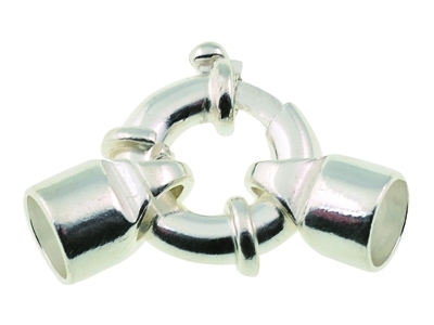 Marinering Mit tube-endstücken 14,5 Mm, Silber 925. Ref. 27100