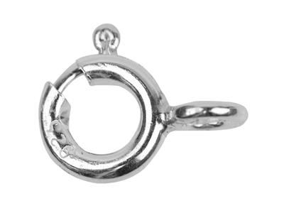 Federring 8 Mm, Geschweiter Ring, 925er Silber, 10er Pack