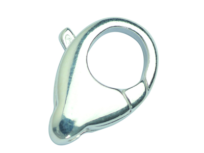 Handschellenverschluss Ohne Ring 12,3 X 19,3 Mm, 925er Silber. Ref. 28020 - Standard Bild - 1