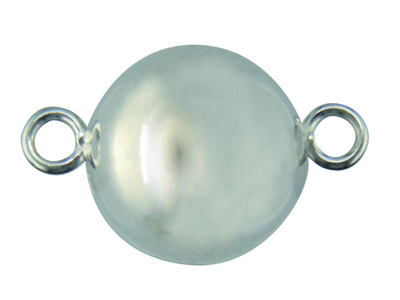 Magnetverschluss Kugel 12 Mm, Silber 925. Ref. 28006