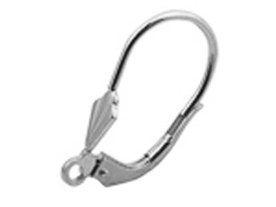 Dormeuse Muschelmotiv, Silber 925, Pro Stück - Standard Bild - 1