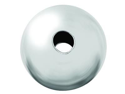 Schlichte Runde Perlen Aus Sterlingsilber, 2löcher, 20er Pack, 3mm
