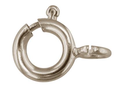 Ring Feder 5 Mm, Offener Ring, Platin 950 - Standard Bild - 1