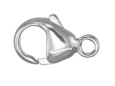 Karabinerhaken Mit 13,10 MM Ring, Platin 950 - Standard Bild - 1