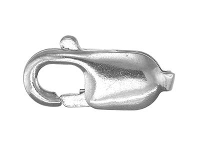 Karabinerhaken Flach Ohne Ring 8,40mm, Platin 950
