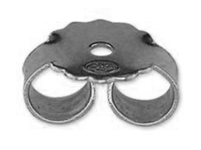 Ohrmutter Aus Platin, Groß, M7406 - Standard Bild - 1