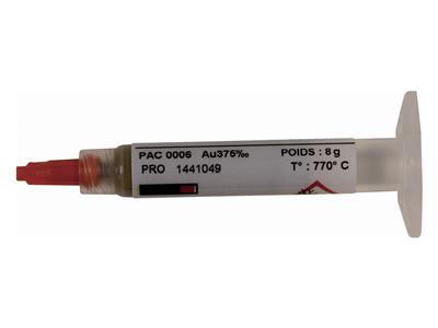 Lotpaste Rotgold 375-1 65%, 8 G Spritze - Standard Bild - 1