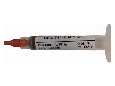 Pastenlot Graugold 750-2 65%, 8 Gr. Spritze - Standard Bild - 1