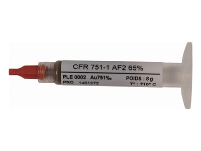 Lotpaste Rotgold 751-1 65%, 8 G Spritze - Standard Bild - 1