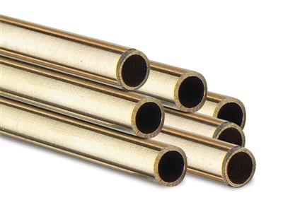 Rohr, 18 kt Gelbgold Hb, Ref. 3, Außendurchmesser 4,0 mm, Innendurchmesser 3,0 mm, Wandstärke 0,5 mm, 100 % Recyceltes Gold - Standard Bild - 1