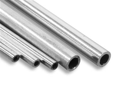 Sterlingsilberrohr, Ref.9, Auendurchmesser 2,2mm, Innendurchmesser 1,4mm, Wandstärke 0,4mm, 100  Recyceltes Silber