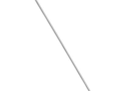 Sterlingsilberrohr, Ref. 11, Außendurchmesser 1,8 mm, Innendurchmesser 1,2 mm, Wandstärke 0,3 mm, 100 % Recyceltes Silber - Standard Bild - 2