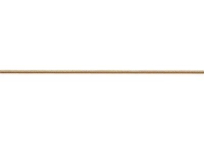 Schlangen-gliederkette 1,10 MM 40 Cm Vergoldet 3 Mikron