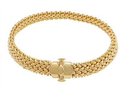 Armband Russische Glieder Hohl 8,60mm, 19 Cm, Gelbgold 14 Kt - Standard Bild - 3