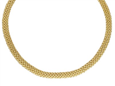Kette Russische Glieder Hohl 8,60 Mm, 42 Cm, Gelbgold 14 Kt - Standard Bild - 1