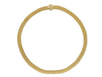 Kette Russische Glieder Hohl 8,60 Mm, 42 Cm, Gelbgold 14 Kt - Standard Bild - 2