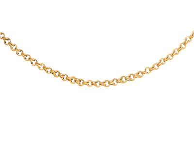 Halskette Gros Sirop Glatt 8 Mm, 50 Cm, 18k Gelbgold