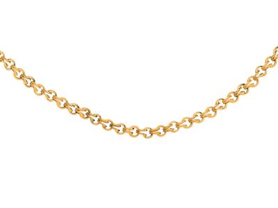 Halskette Gros Sirop Glatt 12 Mm, 50 Cm, 18k Gelbgold
