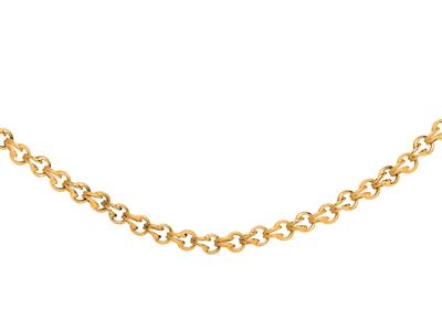 Halskette Gros Sirop Glatt 12 Mm, 80 Cm, 18k Gelbgold