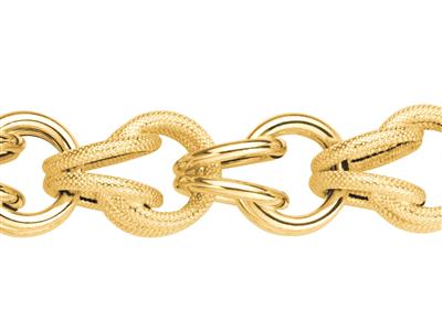 Halskette Gros Sirop Glatt 15 Mm, 80 Cm, 18k Gelbgold - Standard Bild - 2