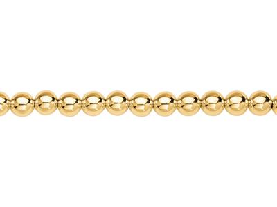 Armband Kugeln 6 MM Leicht Glatt, 19 Cm, 18k Gelbgold - Standard Bild - 2