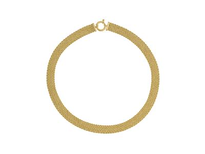 Armband Kordel 6-reihig 11 Mm, 19 Cm, Gelbgold 750 - Standard Bild - 1