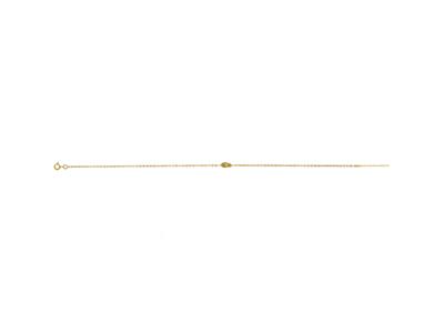 Fußkette Gekerbter Knoten For\at 4 Mm, 25+3 Cm, Gelbgold 750 - Standard Bild - 1