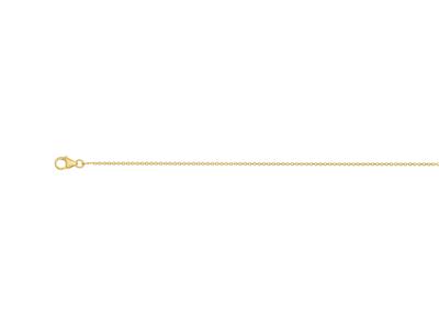 Halskette Ankerkette Diamantiert 1,00 Mm, 45 Cm, 18 Kt Gelbgold - Standard Bild - 1