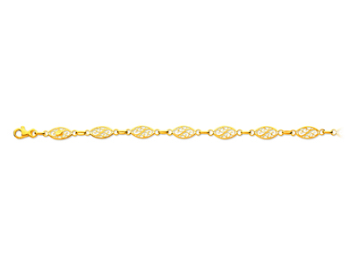 Filigranes Maschenarmband 6 Mm, 19 Cm, 18k Gelbgold