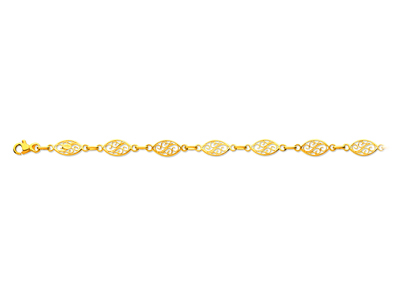 Filigran Gliederarmband 6,8 Mm, 19 Cm, 18k Gelbgold - Standard Bild - 1