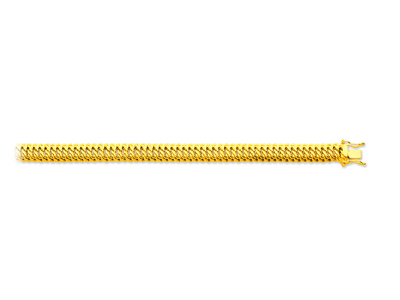 American Mesh Armband 8 Mm, 18 Cm, 18k Gelbgold - Standard Bild - 1