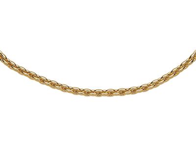 Halskette Epis-schalen 8,60 Mm, 45 Cm, 18k Gelbgold