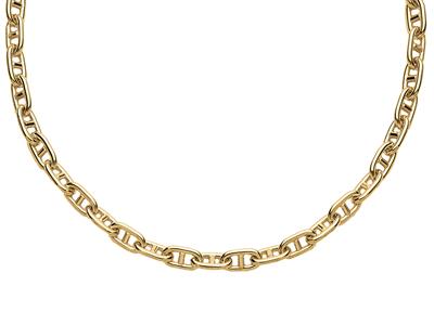 7 MM Marine Mesh Halskette, 42 Cm, 18k Gelbgold