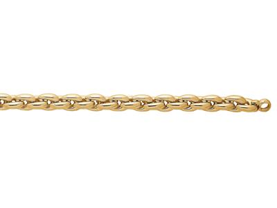 Armband Ohrmuscheln Epi 8,60 Mm, 19 Cm, 18k Gelbgold - Standard Bild - 3