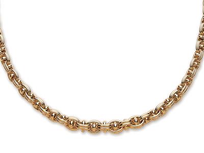 Halskette Fallender Marineanker 8 Mm, 42 Cm, 18k Gelbgold - Standard Bild - 1