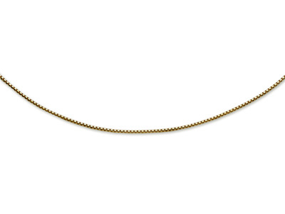 18k Gelbgold, Venezianische Rundgliederkette 2 Mm, 50 Cm - Standard Bild - 1