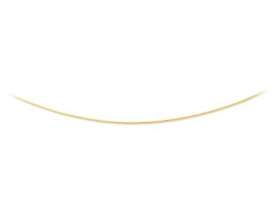 Omega-halskette Rund Avvolto 0,8 Mm, 42 Cm, 18k Gelbgold