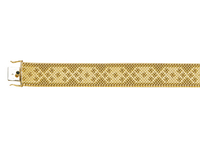 Polnisches Armband 21 Mm, 19 Cm, 18k Gelbgold. Ref. 1335 - Standard Bild - 1