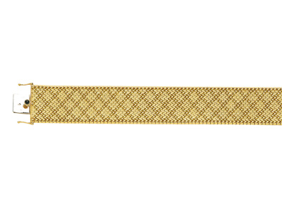 Polnisches Armband 24 Mm, 19 Cm, 18k Gelbgold. Ref. 1338 - Standard Bild - 1