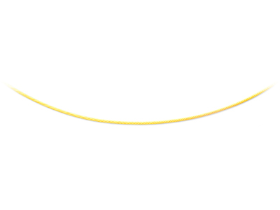 Halskette Kabel 1,4 Mm, 42-45 Cm, Gelbgold 18k